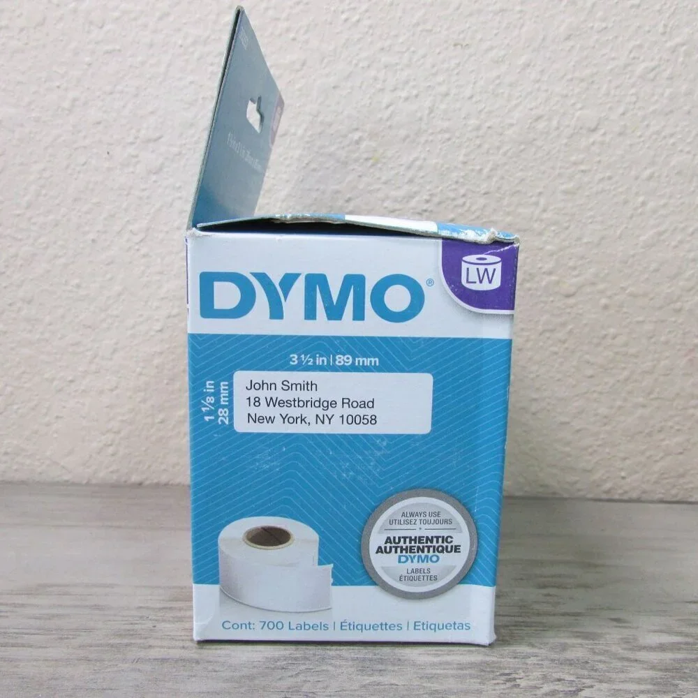 DYMO White Address Labels 700 ct 1 1/8
